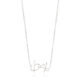 Israa Necklace white gold - ESSMI Jewellery - The Best Customized Jewellery in Dubai